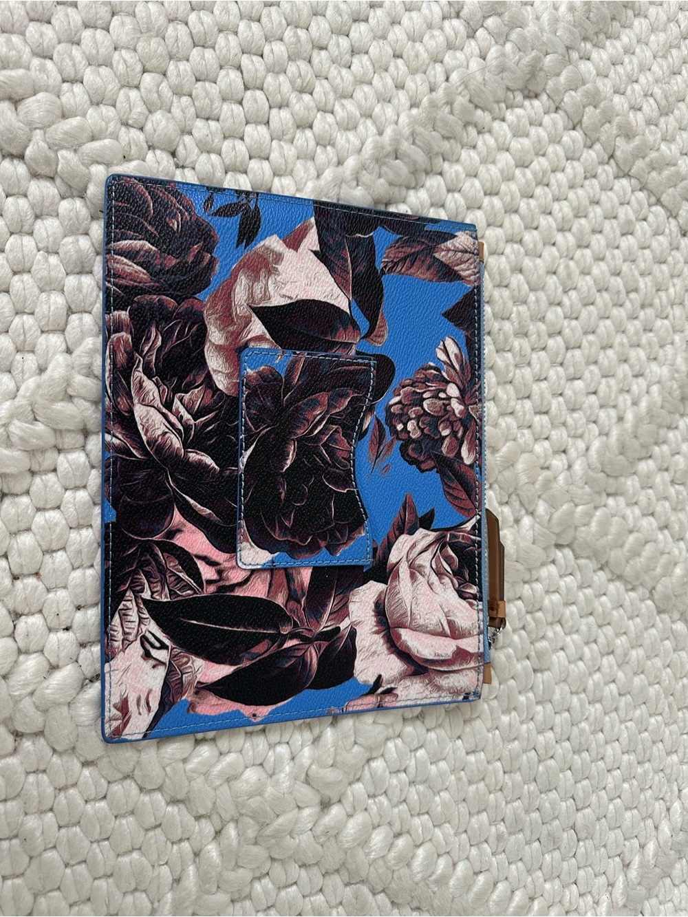 Floral Blue clutch - Fashion Cover